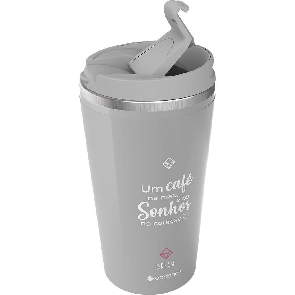 Encontraproduto.com.br - Cafeteira Elétrica Cadence Dream Rosé Gold Com Copo Térmico - 220v