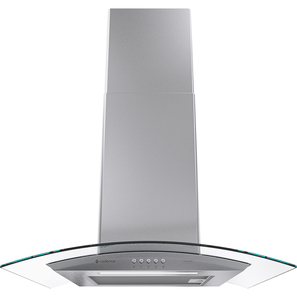 Encontraproduto.com.br - Coifa de Parede Cadence Inspire Vidro Curvo 60cm