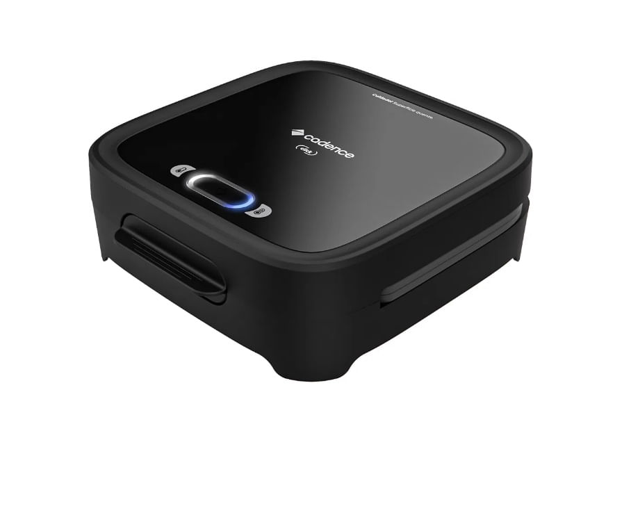 Encontraproduto.com.br - Sanduicheira Elétrica Click Preto Cadence SAN400 127V