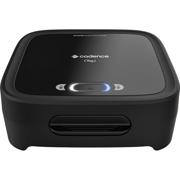 Encontraproduto.com.br - Mini Grill e Sanduicheira Cadence Click, 750W, Preto - SAN400 220V
