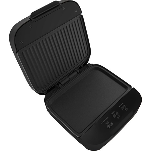 Encontraproduto.com.br - Mini Grill e Sanduicheira Cadence Click, 750W, Preto - SAN400 220V