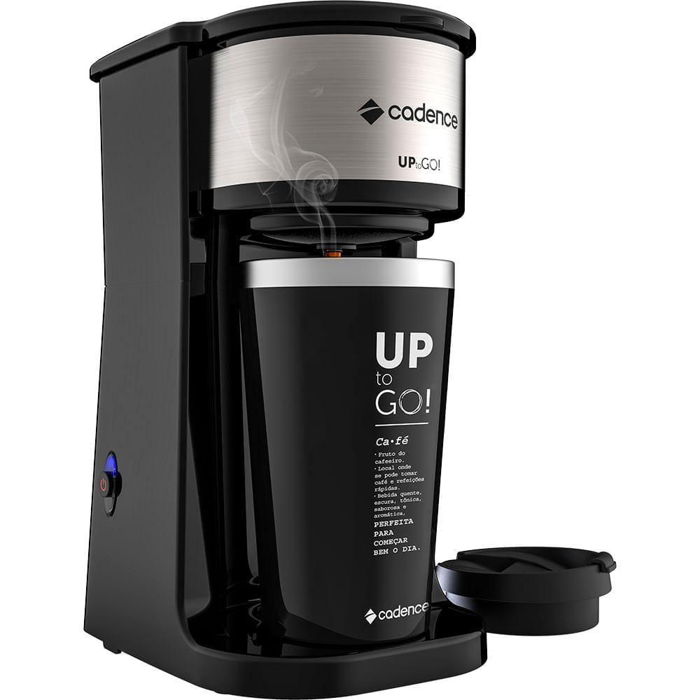 Kit Cafeteira Up To Go e Chaleira Elétrica Pure Inox Cadence