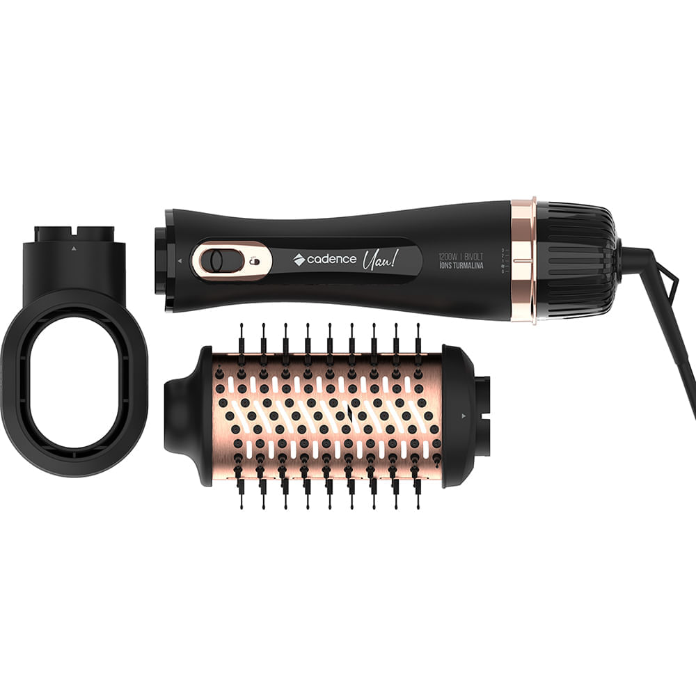 Encontraproduto.com.br - Escova Secadora Cadence Uau 4 Em 1 - Bivolt Bivolt