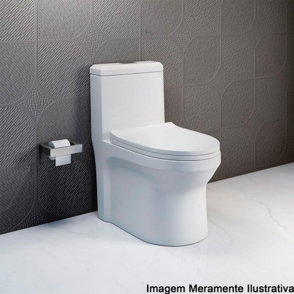 Encontraproduto.com.br - Kit Bacia com Caixa Monobloco Cianita Pettra Branco