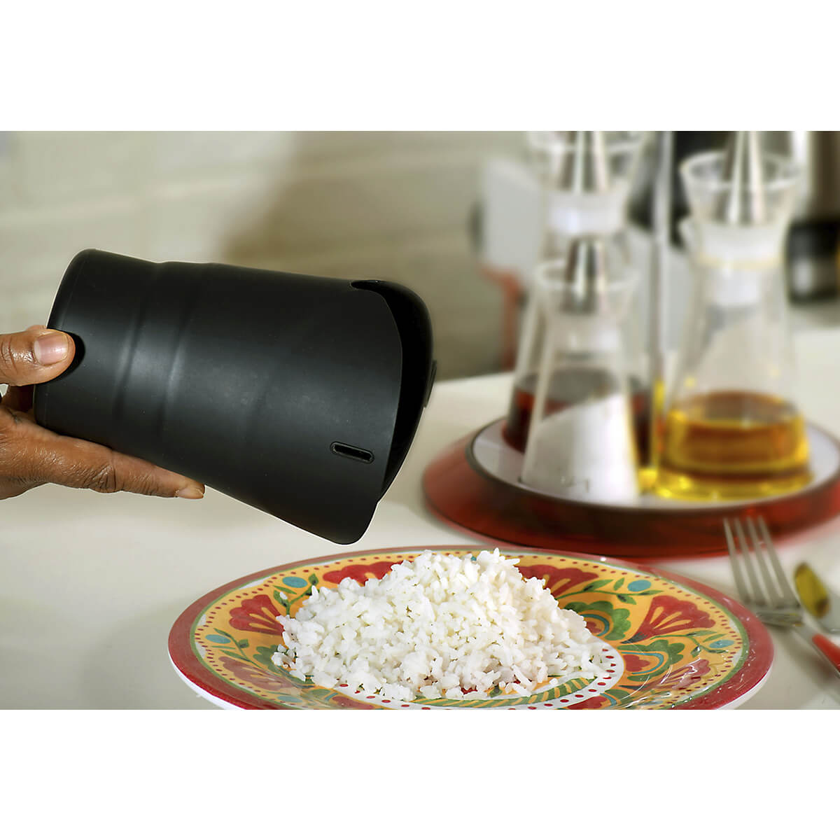 Encontraproduto.com.br - Pipoqueira de Silicone para Microondas Balde Multiuso Prana