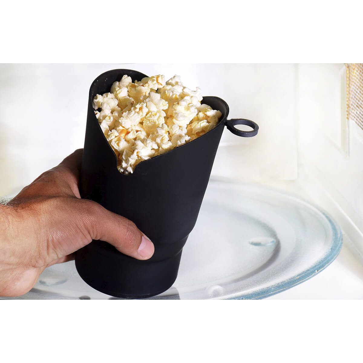 Encontraproduto.com.br - Pipoqueira de Silicone para Microondas Balde Multiuso Prana