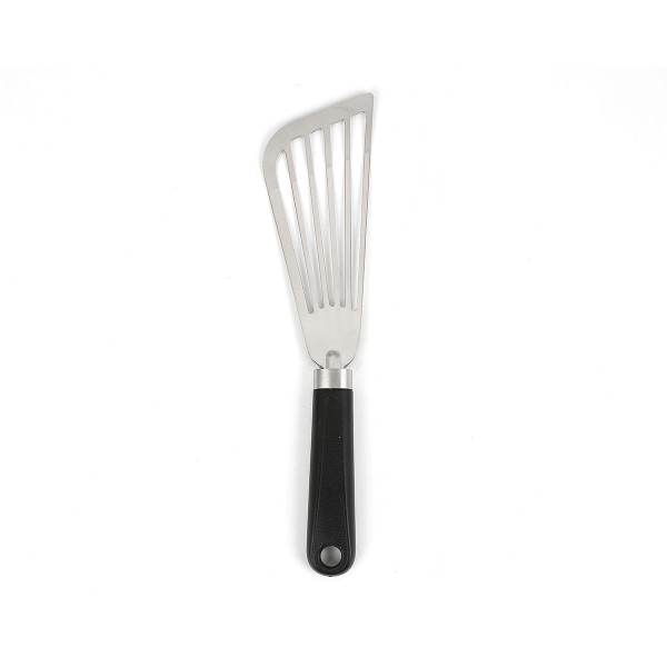 Espátula Vazada Inox Flexível Chapeiro Churrasco Fritura Ovo