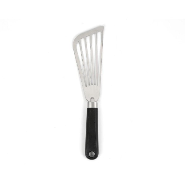 Encontraproduto.com.br - Espátula Vazada Inox Flexível Chapeiro Churrasco Fritura Ovo