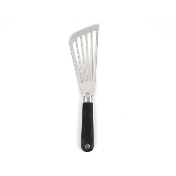 Encontraproduto.com.br - Espátula Vazada Inox Flexível Chapeiro Churrasco Fritura Ovo