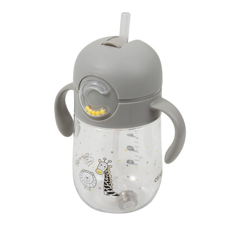 Encontraproduto.com.br - Copo De Tritan Com Canudo Zoo - Clingo