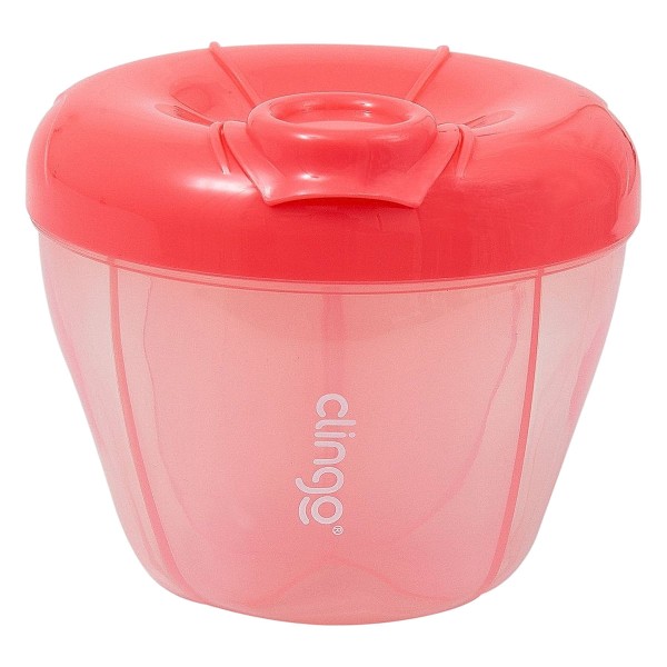Encontraproduto.com.br - Pote Dosador de leite em pó Fun Rosa - Clingo