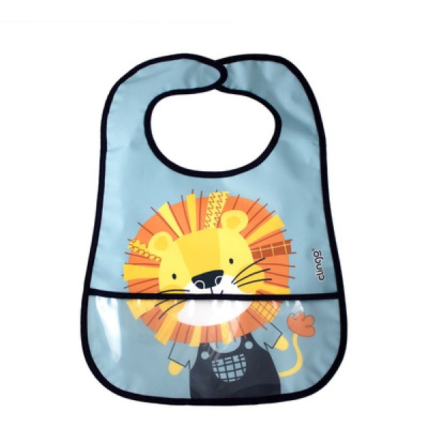 Encontraproduto.com.br - Babador - Tigre - Azul - Brasbaby