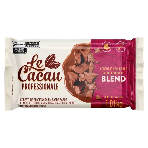 Barra de Chocolate Fracionado Blend 1,01kg - Le Cacau