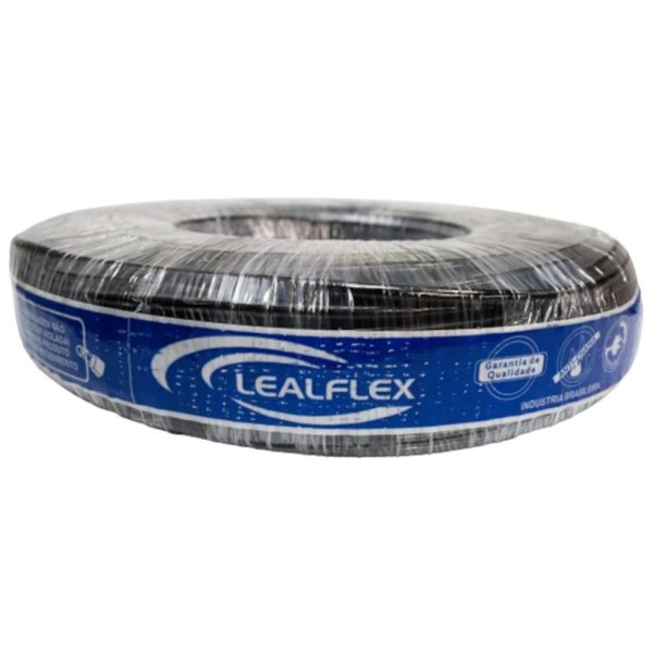 Encontraproduto.com.br - Fio Elétrico 750V Cobre Cabo Flexível 2,5Mm 50 M. Lealflex - Preto
