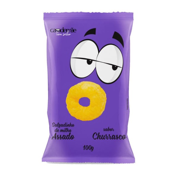 Encontraproduto.com.br - Salgadinho Casa De Mãe Churrasco 100g