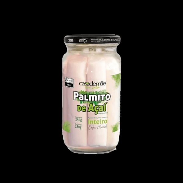 Palmito De Açai Casa Mãe Inteiro 180g