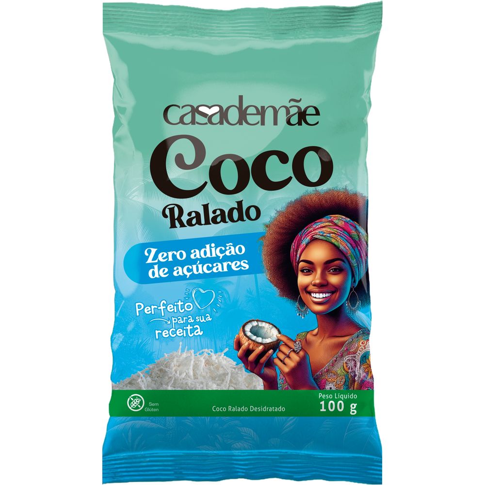 Encontraproduto.com.br - Coco Ralado Casa De Mãe Zero Açúcar 100g
