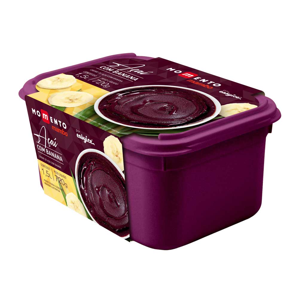 Acai com Banana Momento Mambo 1,5 Litro