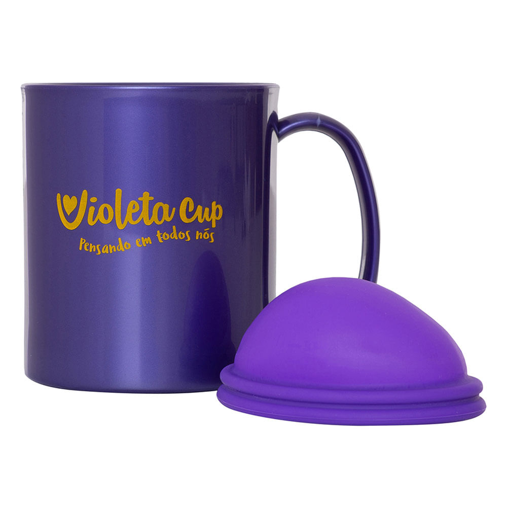 Encontraproduto.com.br - Violeta Cup Disco Menstrual Kit – Caneca + Disco Menstrual Violeta Violeta