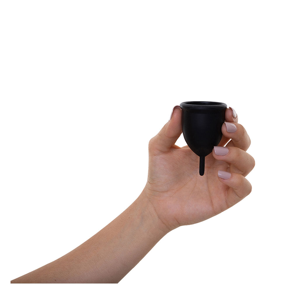 Encontraproduto.com.br - Coletor Menstrual Violeta Cup – Preto Tipo B
