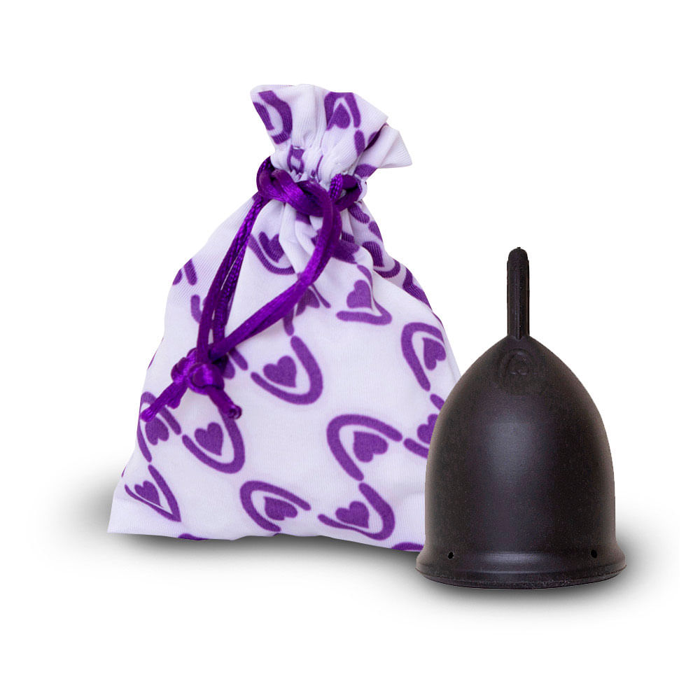 Encontraproduto.com.br - Coletor Menstrual Violeta Cup – Preto Tipo B