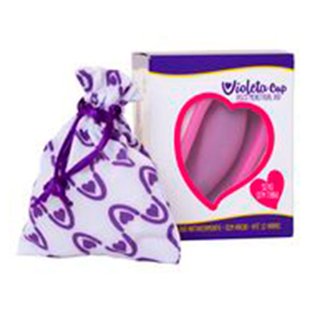 Encontraproduto.com.br - Violeta Cup Disco Mentrual Kit Caneca + Disco Duo