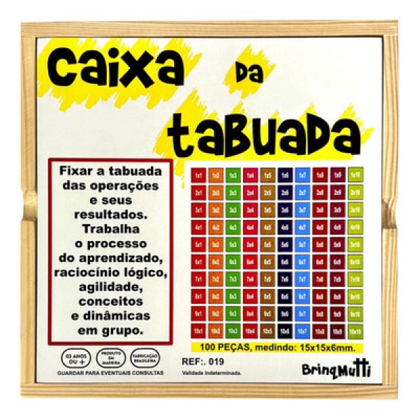 Caixa da Tabuada - BrinqMutti