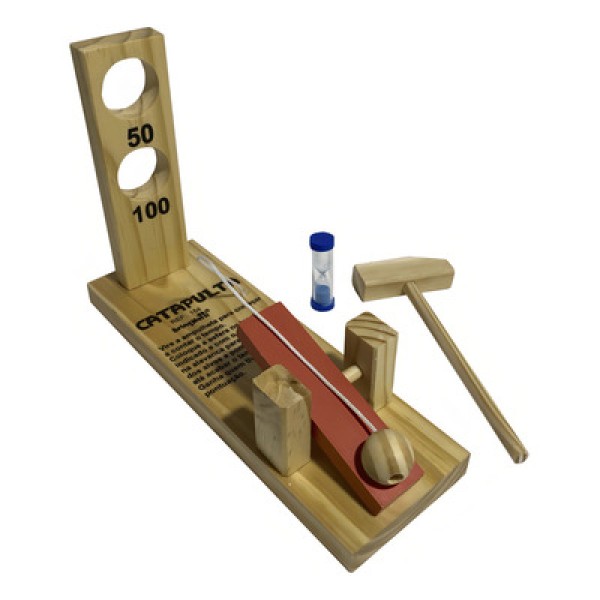 Encontraproduto.com.br - Jogo Catapulta - Madeira - BrinqMutti