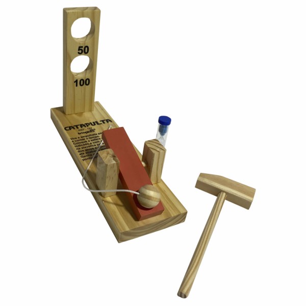 Encontraproduto.com.br - Jogo Catapulta - Madeira - BrinqMutti