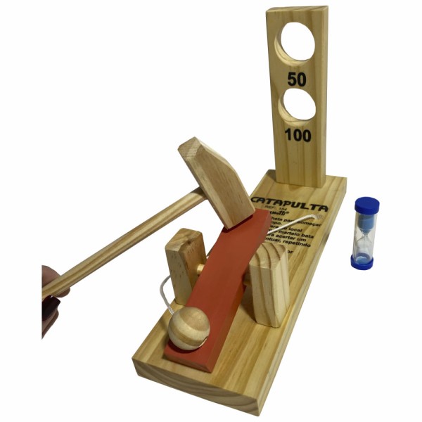 Encontraproduto.com.br - Jogo Catapulta - Madeira - BrinqMutti
