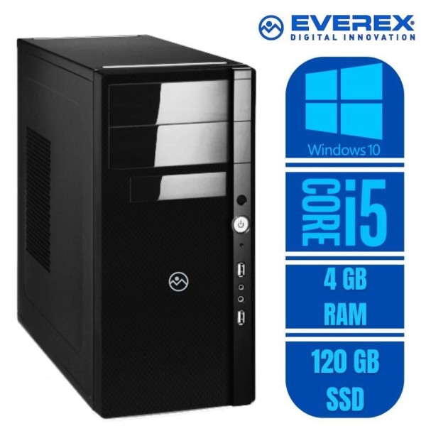 Computador Intel Core I5, 4Gb Ram, 120Gb Ssd E Windows 10