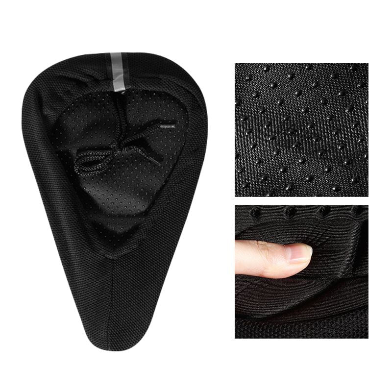 Encontraproduto.com.br - Capa para Banco Selim Almofada Forro Para Bicicleta Ajustavél