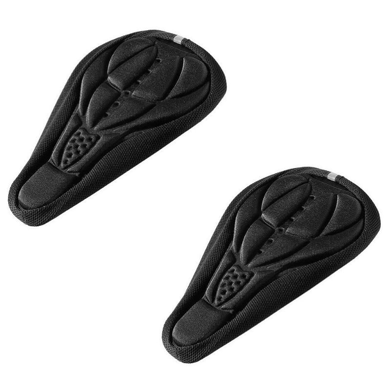 Encontraproduto.com.br - Capa para Banco Selim Almofada Forro Para Bicicleta Ajustavél
