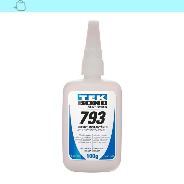 Encontraproduto.com.br - Cola Instantânea Antientupimento 793 100g Tekbond