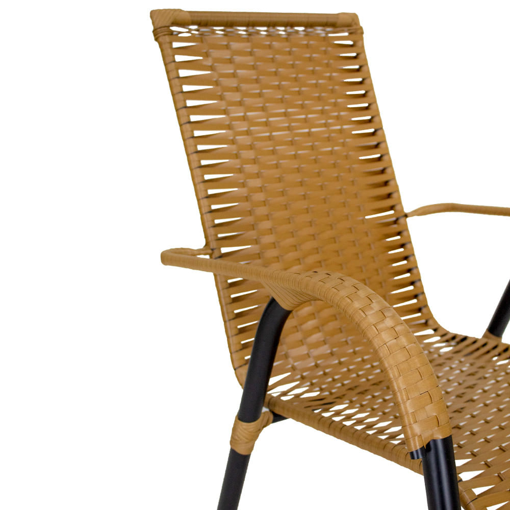 Encontraproduto.com.br - Conjunto de Mesa de Centro e 2 Cadeiras Bela para Área Externa