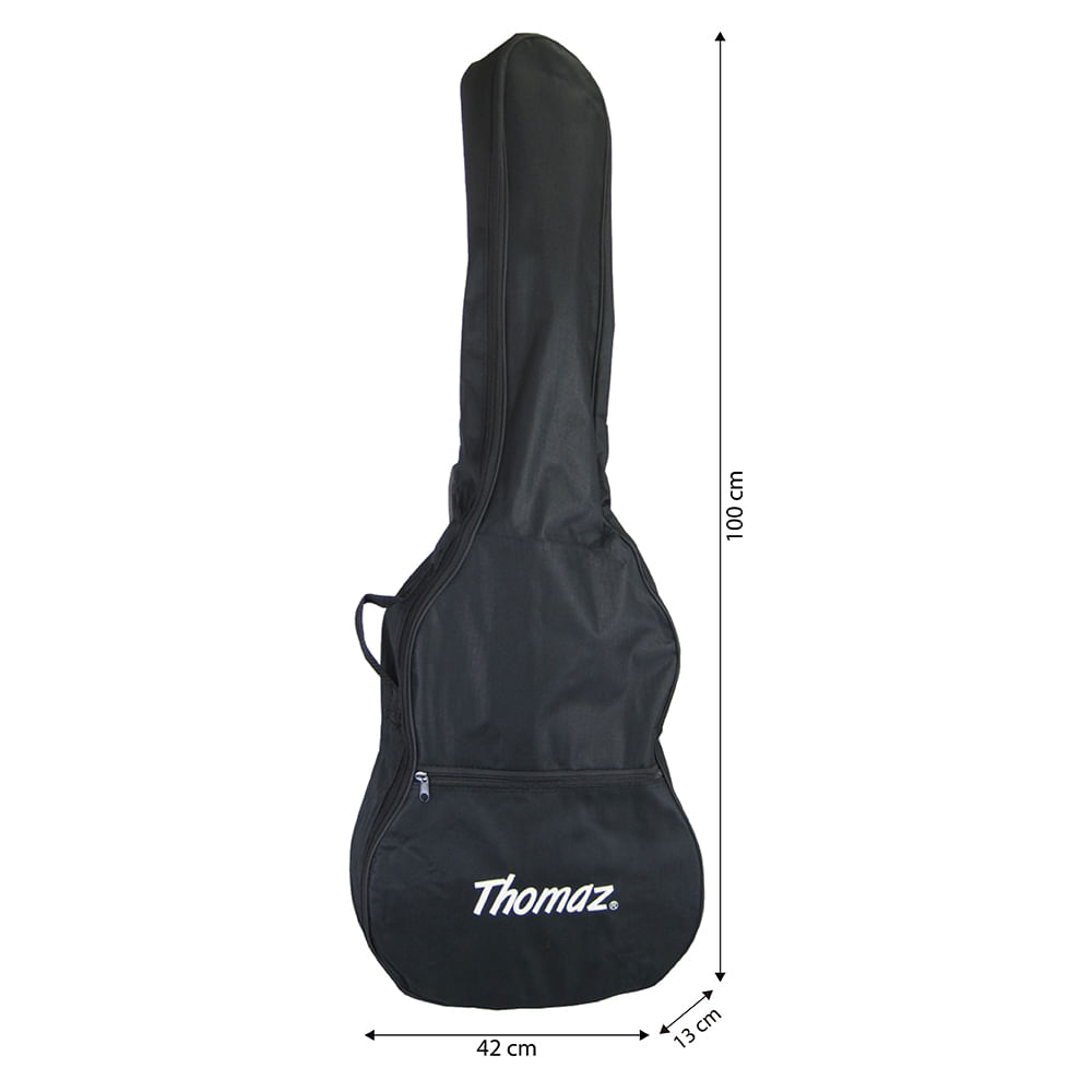 Encontraproduto.com.br - Violão Acústico de Aço TCG 390 A Azul com Capa Thomaz