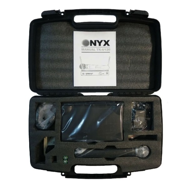 Encontraproduto.com.br - Kit 10 Microfones sem Fio TK U120 UHF Onyx