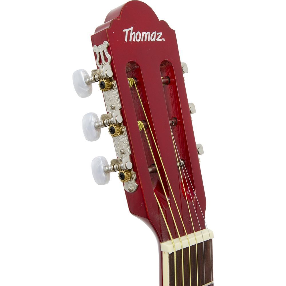 Encontraproduto.com.br - Violão Eletroacústico De Aço Tcg 390 A Eq Vermelho Thomaz [f097]