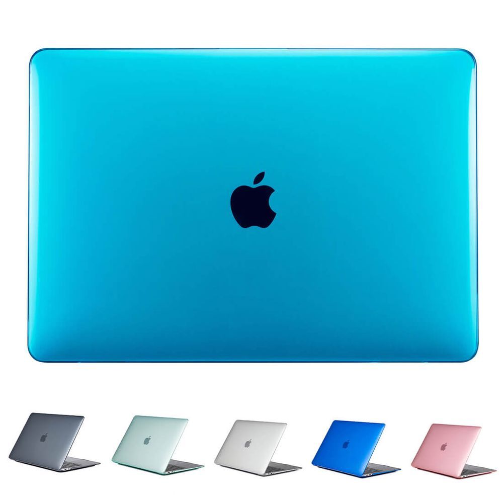 Encontraproduto.com.br - Capa Crystal Transparente Séries Macbook Pro 14.2 Pol A2442 azul Claro