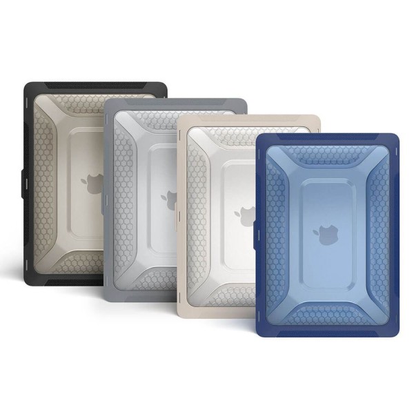 Encontraproduto.com.br - Capa Protetora Anti Impacto Macbook Pro 13.3 Pol A1989 cinza