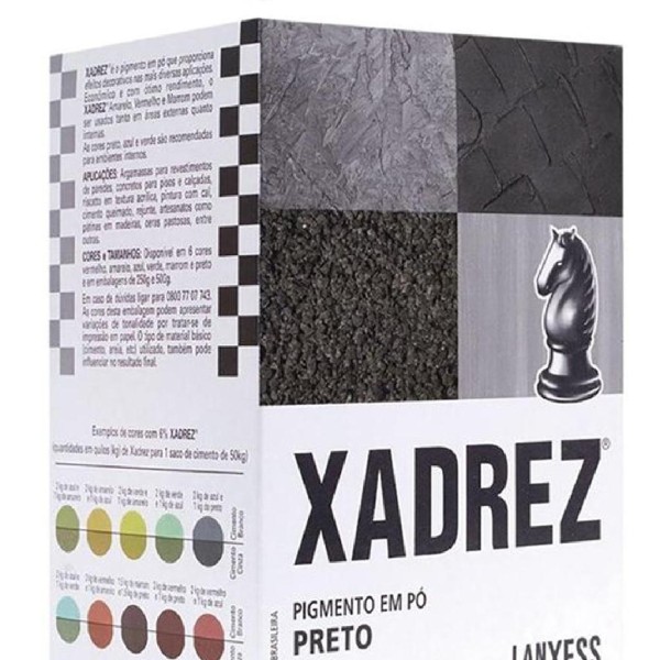 Encontraproduto.com.br - Xadrez Pigmento Em Pó Xadrez 500g Varias Cores