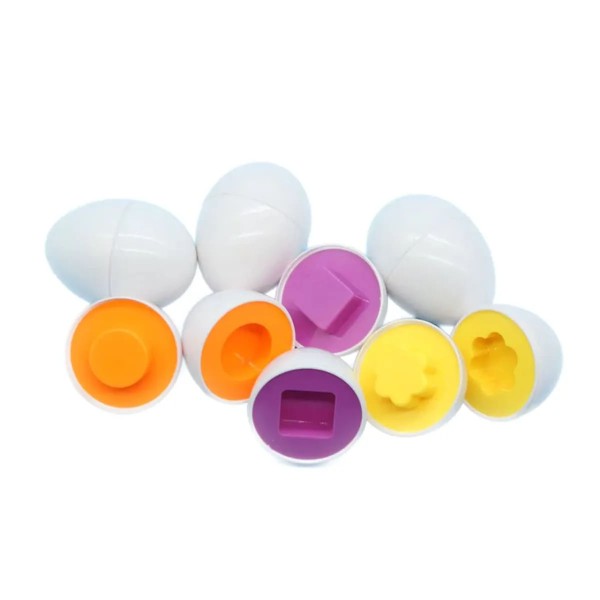 Encontraproduto.com.br - Brinquedo Infantil Encaixe Ovos Formas Geométricas Polibrinq