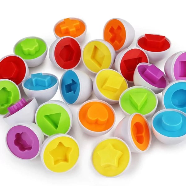 Encontraproduto.com.br - Brinquedo Infantil Encaixe Ovos Formas Geométricas Polibrinq