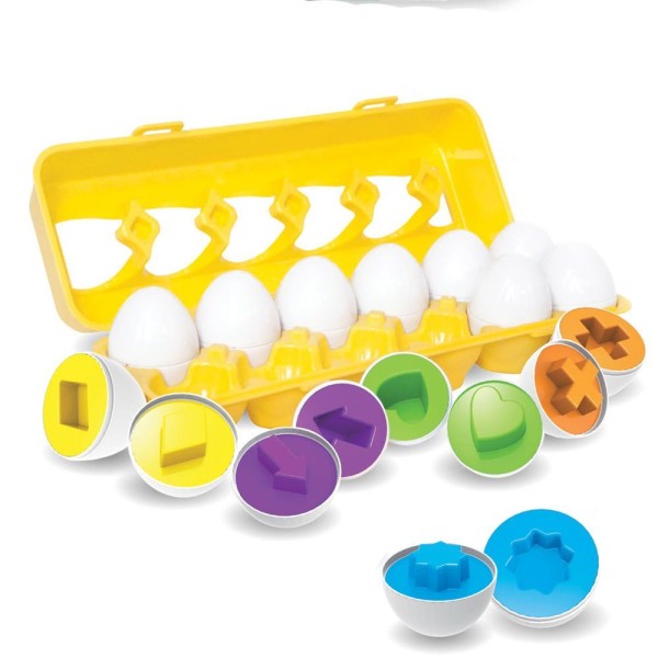 Encontraproduto.com.br - Brinquedo Infantil Encaixe Ovos Formas Geométricas Polibrinq