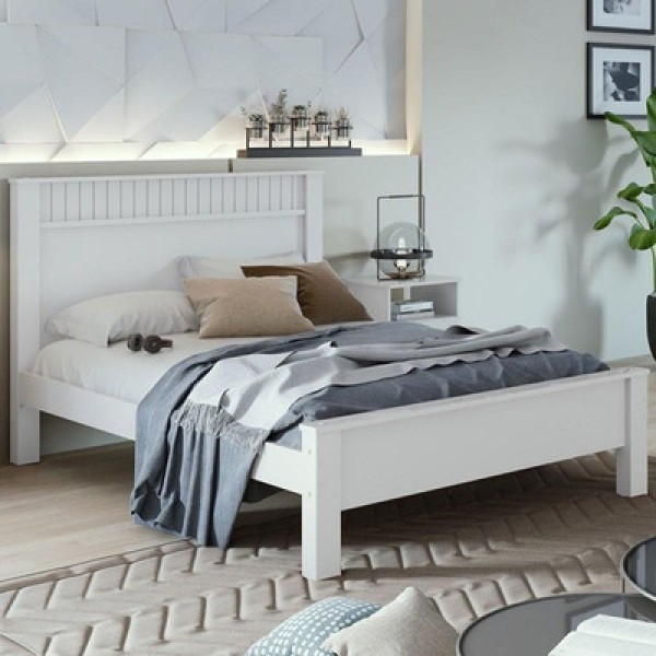 Cama Lopas Casal 1,40 Athenas 2022 Branco