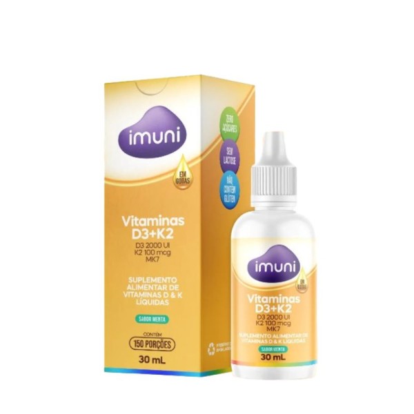 Encontraproduto.com.br - Vitamina D3 2000UI K2 30mcg Cromo Bem Estar 30ml