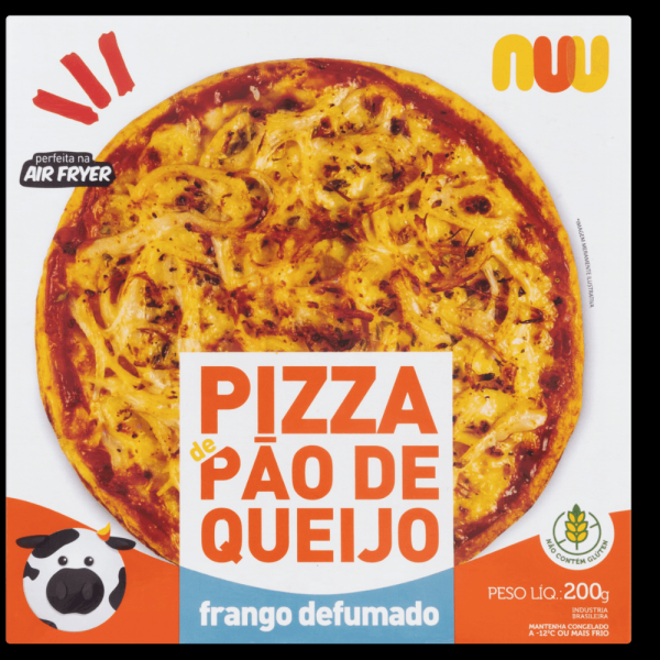Encontraproduto.com.br - Pizza Pão de Queijo Frango Defumado Nuu Caixa 200g
