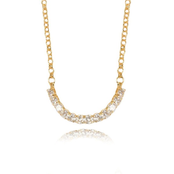 Encontraproduto.com.br - Pulseira Elos Redondos Com Faixa De Zircônia