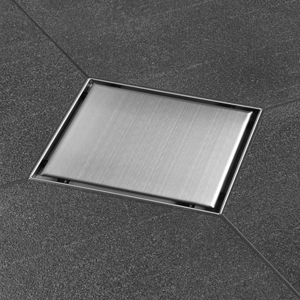 Encontraproduto.com.br - Ralo Linear Elleve Square 7342 10x10 com Tampa Inox