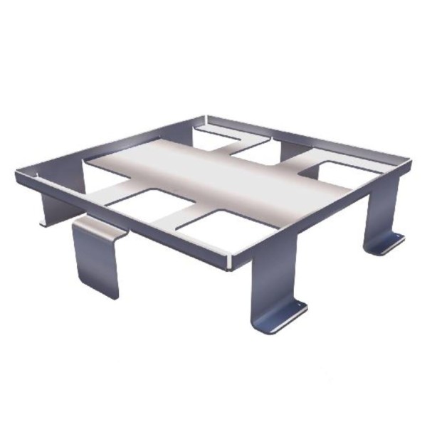 Encontraproduto.com.br - Ralo Linear Elleve Square 7343 10x10 com Tampa Oculta